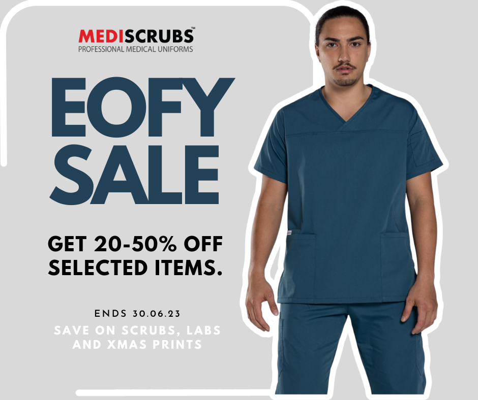 Gear Up for Savings at Mediscrubs EOFY Sale - Up to 50% Off Selected Items!